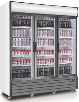 China Beverage Display Cooler Manufacturer - 3-Door Upright Beverage Display Cooler