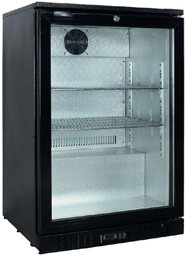 China Backbar Cooler Manufacturer - 1-Hinged Door Backbar Cooler with Pull Handle