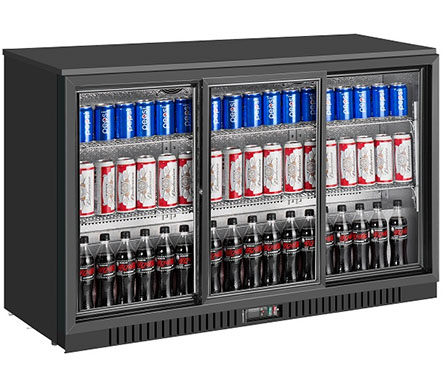 330-Liter Three Door Back Bar Fridge Beer Fridge Wine Fridge; Back Bar Fridge Manufacturer in China with 20+ Years in producing Commercial Refrigeration Equipment, Quality Guaranteed.
