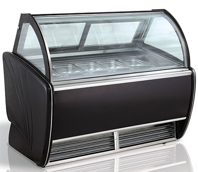 China Ice Cream Showcase Manufacturer - Curved Glass Ice Cream Showcase