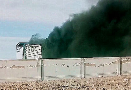 Cold Storage Fire Accident - Damage