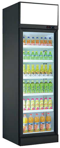 Convenience Store Drinks & Beverage Display Cases - Vertical Beverage Display Cooler Showcase; Professional supermarket refrigerator manufacturer in China, Quality Guaranteed, Affordable Price