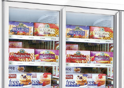 Convenience Store Display Cooler 3-Pane Double-Layer Glass Door : Energy-Saving Low-E Coated Glass, No Condensed Water, Transparant & Clear Display