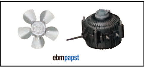 Ebmpapst Energy-Saving Brushless DC Fan Motor for Supermarket Refrigerators & Freezers