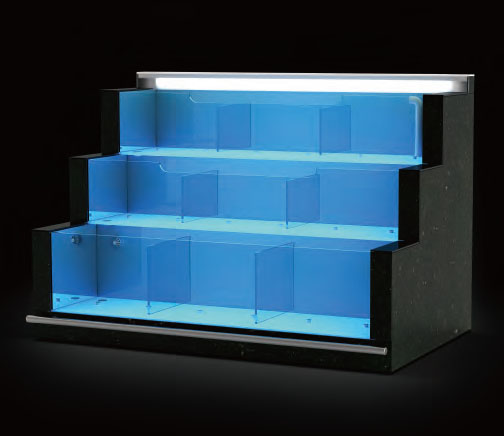 HX43B Three-Layer Supermarket Aquarium Fish Tank; Professional supermarket equipment producer, Quality Guaranteed.