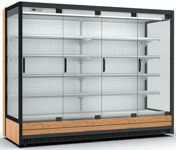 MD4-Z-4F1_Supermarket_Fridge_Glass_Door_Convenience_Store_Multideck_Cooler_Display_Chiller_Cabinet; Supermarket Fridge Manufacturer in China with 20+ Years of experience in producing Supermarket Refrigeration Equipment, Quality Guaranteed.