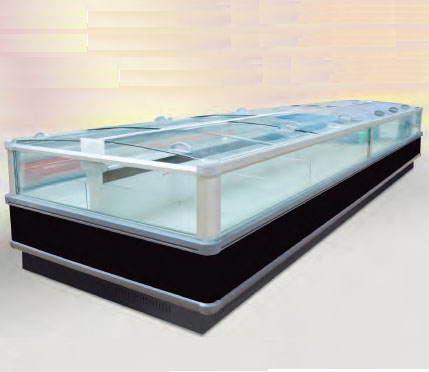 SD0618A_Supermarket_Double_Island_Freezer_Horizontal_Merchandiser.jpg; Manufacturer with 20+ Years in producing supermarket refrigerator & supermarket freezer, Quality Guaranteed.