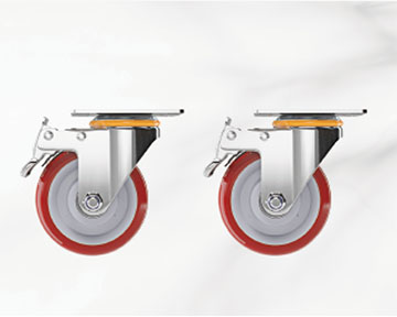 Supermarket Fridge Universal Casters, No Noise, Anti-Skid Wheels.