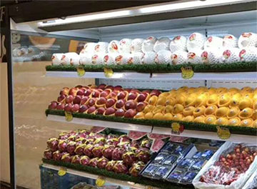 Adjustable Cooler Shelf With Both Adjustable Vertical Position & Adjustable Horizontal Placing Angle
