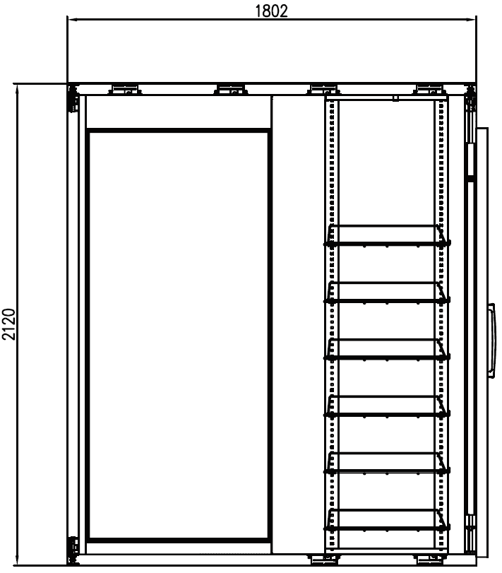 Modular Cold Room: Prefabricated Walk-in Cooler / Freezer Cold Store