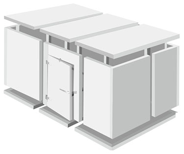 Prefabricated Modular Walk-in Freezer Manufacturer COOLPLUS
