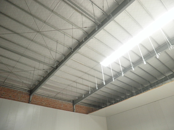 Walk-in Refrigerated Warehouse Project Case Ceiling Suspension