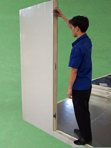 Walk-in Cold Store Installation: Walk in Cooler and Freezer Cold Room Wall Panels Joint